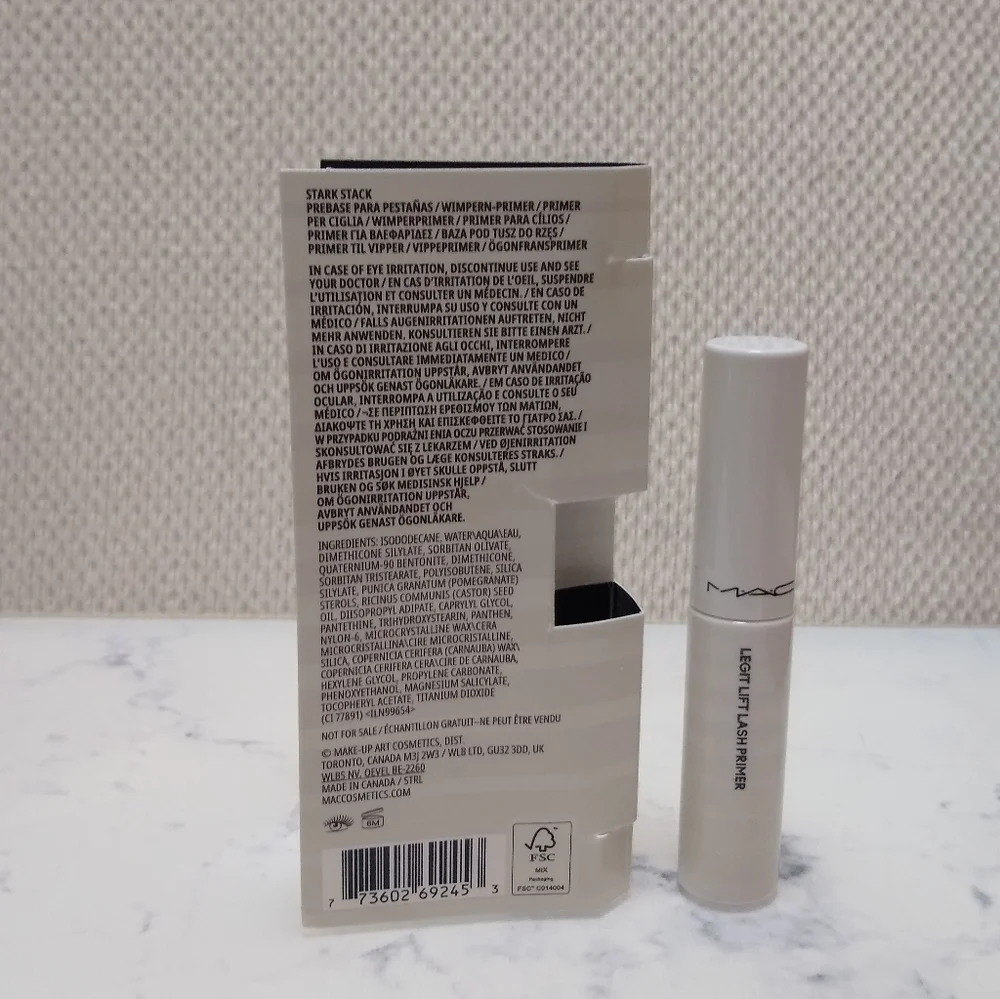 MAC Legit Lift Lash Primer Travel Size .1 oz